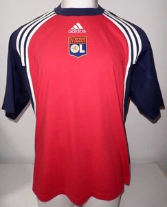 OLYMPIQUE LYONNAIS camiseta algodón roja Atari 2001 2002 t-shirt OL 01-02 ADIDAS - Imagen 1 de 7