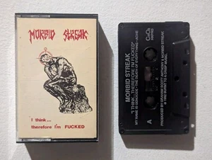 MORBID STREAK I Think Therefore I'm Fucked 1992 Demo Tape Thrash Metal Hardcore - Picture 1 of 3