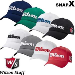WILSON STAFF MENS GOLF PRO TOUR SNAPX ADJUSTABLE GOLF CAP HAT / NEW 2023 MODEL