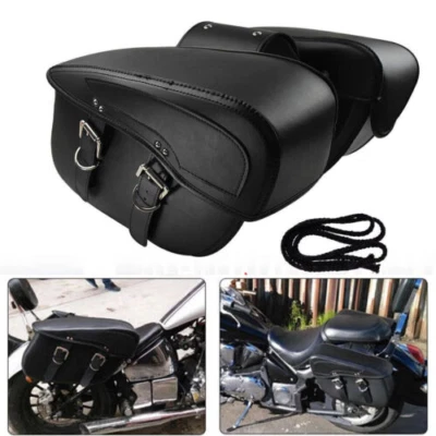 Saddle Bags Saddlebag Luggage Bag For Honda Shadow ACE/Aero/Spirit 1100 750 CM91 - Image 1 of 4