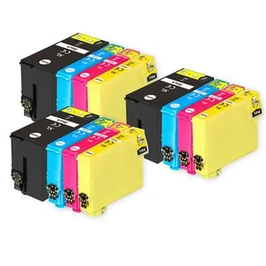 12 Ink Cartridges for Epson Workforce WF-3520DWF WF-7525 Pro WF-7015 - Picture 1 of 5