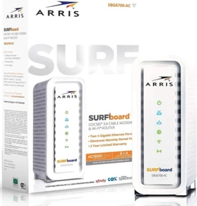 Arris Surfboard SBG6700-AC DOCSIS 3.0 Kabelmodem WLAN Router AC1600 Dual Band - Bild 1 von 17