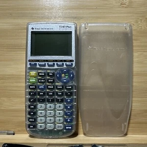 Texas Instruments TI-83 Plus Silver Edition klar graphischer Taschenrechner - mit Deckel - Bild 1 von 24