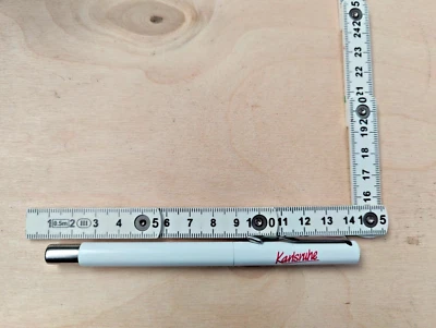 1998 Karlsruhe white  advertising PARKER Vector roller ball UK IIIE  date code Foto 1 de 4