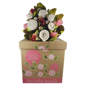 The Baby Bunch 0-6 months Pink Organic Clothing Bundle Baby Shower Gift Girl New - Picture 1 of 7