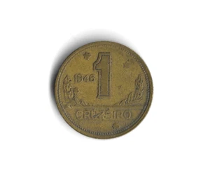1946 Brazil - 1 Cruzeiro - 452 - Aluminum Bronze - 7g - Picture 1 of 2