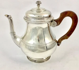 Antique French Sterling Silver Teapot Puiforcat Louis XIV Style 19th Cent 820g - Picture 1 of 12