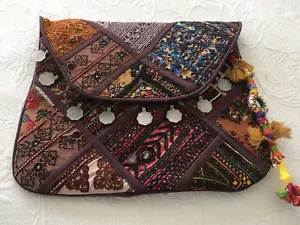  Vintage Boho Clutch Bag Hippie Style Indian Banjara Gypsy Shoulder Crossbody - Picture 1 of 12