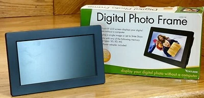 Marco de fotos digital Venturer 8" DPF811SE NOB Foto 1 de 4