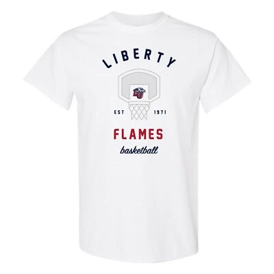 Liberty Flames Basketball Net T Shirt - White - Image 1 of 4