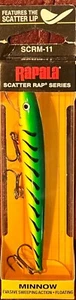 Rapala Scatter Rap Minnow 11 SCRM11-FT Firetiger 4 3/8" 3/16 oz Fishing Lure - Picture 1 of 1