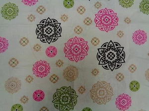 ABSTRACT DESIGN - REMNANT - 33"Lx16"W - Cotton - VERY NICE!!! - Picture 1 of 4