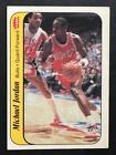1986 Fleer Basketball Sticker #8 Michael Jordan RC Rookie