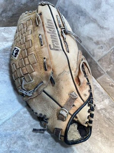 Guante de béisbol Franklin vintage 10/11 pulgadas usado irrumpido, mano derecha - Imagen 1 de 12