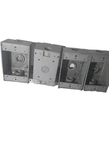 4 x Electrical Boxes. Red Dot 1506216  19.0 Cu in Wet Location 1/2"   - Picture 1 of 3