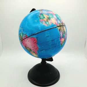 New English High World Globe with Powered Small Desk Lamp Educational World-usb - Picture 1 of 10
