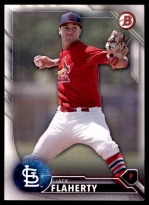2016 Bowman Prospects Jack Flaherty Rookie St. Louis Cardinals #BP89 2096 - Image 1 of 2