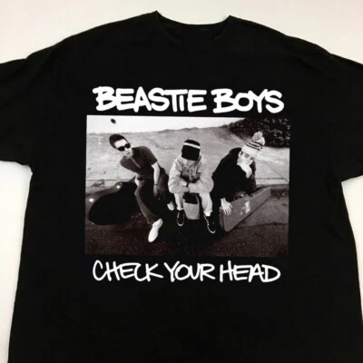 Camisa unisex negra Rara Beastie Boys Check Your Head AC151 Foto 1 de 4