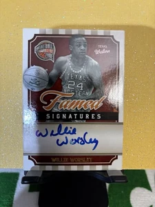 2010 Panini Basketball Hall of Fame Famed Signatures Willis Worley #WW /850 - Picture 1 of 4