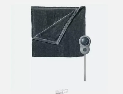 Sunbeam Heated Electric Blanket Full 72”x84” 10 Setting Selectable Auto Off Grey - Image 1 of 3