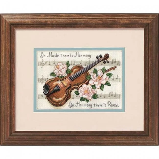 Cross Stitch "Harmony Of Music". Embroidery Kit Unprinted Сanvas Dimensions - Image 1 of 1