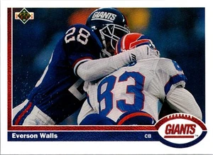 1991 Upper Deck #318 Everson Walls - Picture 1 of 2