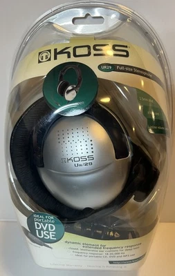 Koss Model UR 29 Full-Size Stereophones Headphone With Volume Control - Image 1 of 4