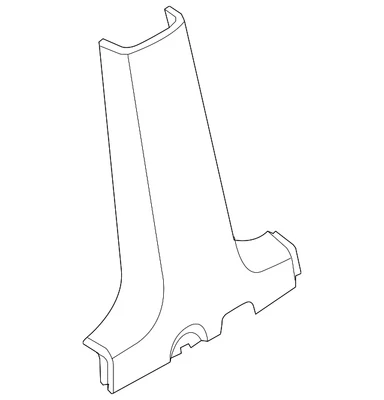 Borde de pilar central inferior genuino GM 96537865 Foto 1 de 2