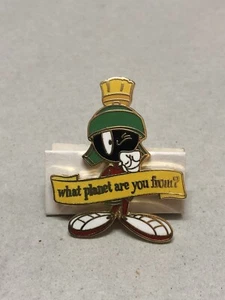 Marvin The Martian What Planet Are You From Enamel Lapel Hat Pin - Picture 1 of 3