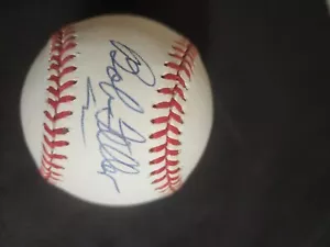 Bob Feller Washington Senators Signed MLB Baseball Beckett - Picture 1 of 1