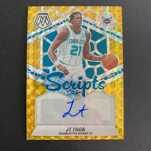 JT Thor 2023-24 Mosaic Scripts SSP Gold Prizm /10 Auto Card #MS-JTH South Sudan - Picture 1 of 7