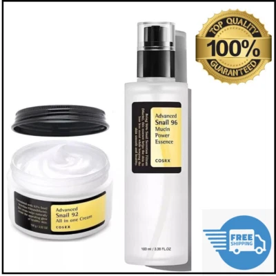 COSRX Advanced Snail 96 Mucin Power Essence + Advanced Snail 92 All-in-One Creme