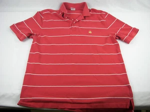 Polo Brooks Brothers 346 rossa e bianca a righe grande #C154 - Foto 1 di 5