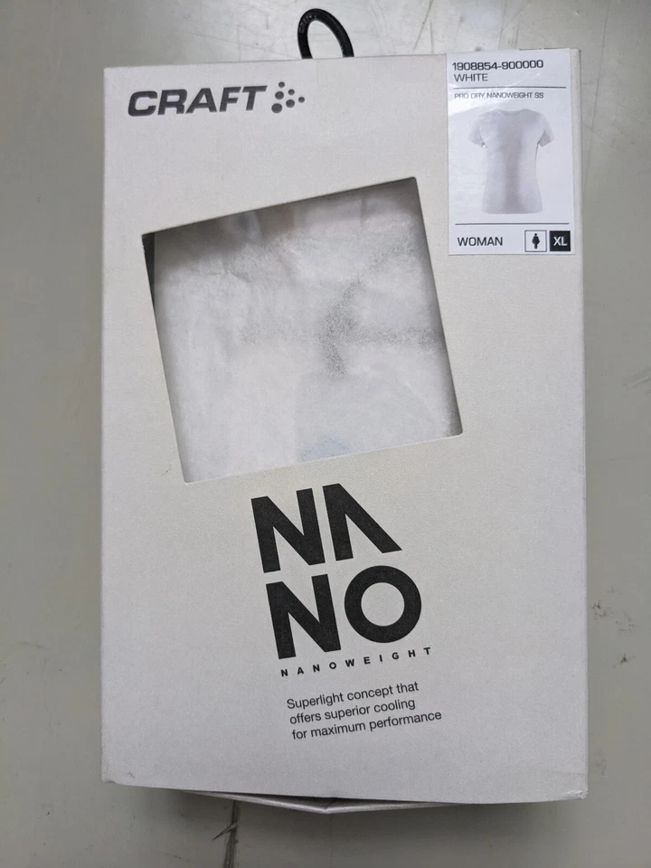 CRAFT Damen Pro Dry Nanoweight SS Trainingsshirt T-Shirt Weiß 1908854-900000