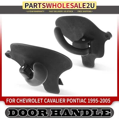 2x Manija de puerta interior delantera/trasera negra para Chevy Cavalier Pontiac 1995-2005 Foto 1 de 4