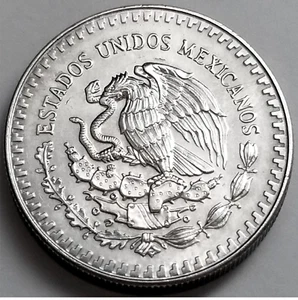 Mexico Liberty 1990, 1 Oz .999 Fine Silver Coin, Libertad Gordita Plata KEY-DATE - Picture 1 of 1