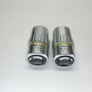 ONE Mitutoyo M Plan Apo 10X/0.28 f=200 Objective Lens - Picture 1 of 6