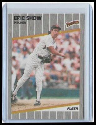 1989 Fleer Glossy - Eric Show #317 - Image 1 of 2
