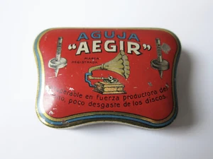 Gramófono AGUJA AGUJA AEGIR - ¡CON AGUJAS! Aguja de gramófono estaño - Imagen 1 de 6