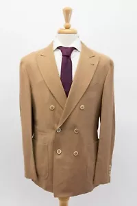 NWT $4495 Brunello Cucinelli Men's DB Herringbone Sport Coat Size 50/ 40US A242 - Picture 1 of 10