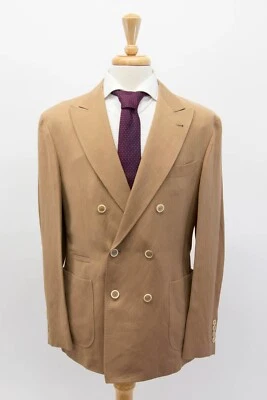 NWT $4495 Brunello Cucinelli Men's DB Herringbone Sport Coat Size 50/ 40US A242 - Image 1 of 4