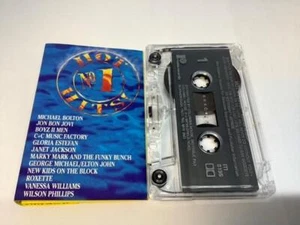 HOT N°1 HITS Cassette BON JOVI ROXETTE JANET JACKSON VANESSA WILLIAMS M8195 - Picture 1 of 4