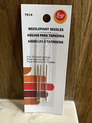 Nuevo de Lote Antiguo Agujas Boye 3 Punta de Aguja 10 Puntos Malla Hecho en Inglaterra 7514 Foto 1 de 4