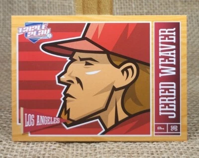 Tarjeta de béisbol 2013 Panini Triple Play Jered Weaver #37 Angels envío y devolución gratuitos A1 Foto 1 de 2