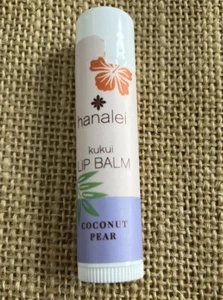 Hanalei Kukui COCONUT PEAR Lip Balm - Picture 1 of 3