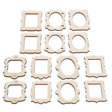  40 Pcs Unfinished Picture Frame Photo Christmas Tree Frames Window Crafts