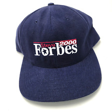 Steve Forbes President 2000 Campaign Hat Cap Blue Snapback Vtg Usa B21D