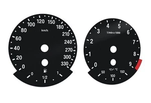 For BMW M3, E90 - Speedometer Dials from MPH to Km/h Cluster Gauges - Picture 1 of 9