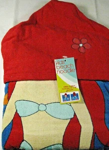 Kids Beach Hoodie Towels- Mermaid 100% Cotton 24" X 48" - Picture 1 of 2