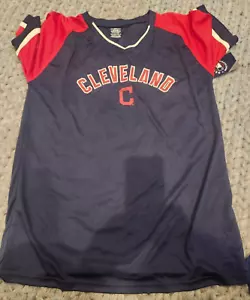 MLB Logo Nuevo Mercancía Original Talla XXL 18 CLEVELAND BÉISBOL MANGA CORTA NUEVO CON ETIQUETAS - Imagen 1 de 1